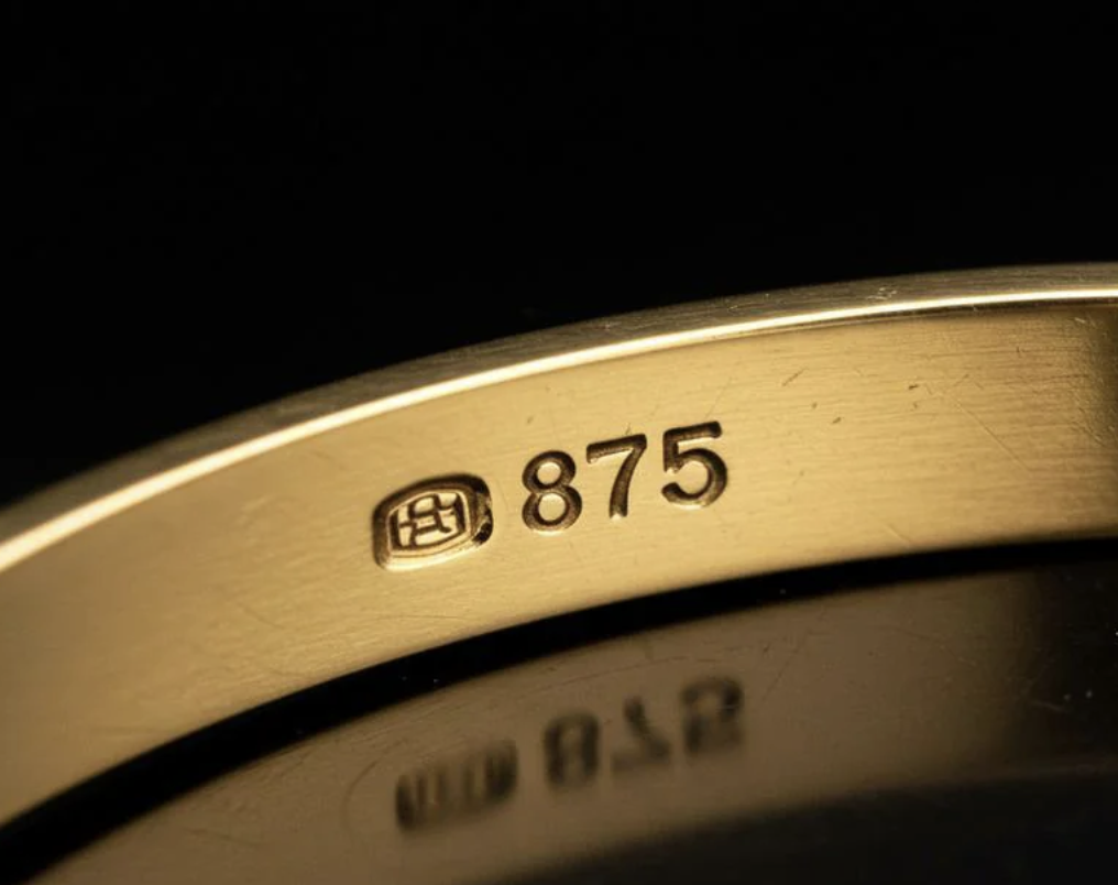 875 stempel med mestermærke