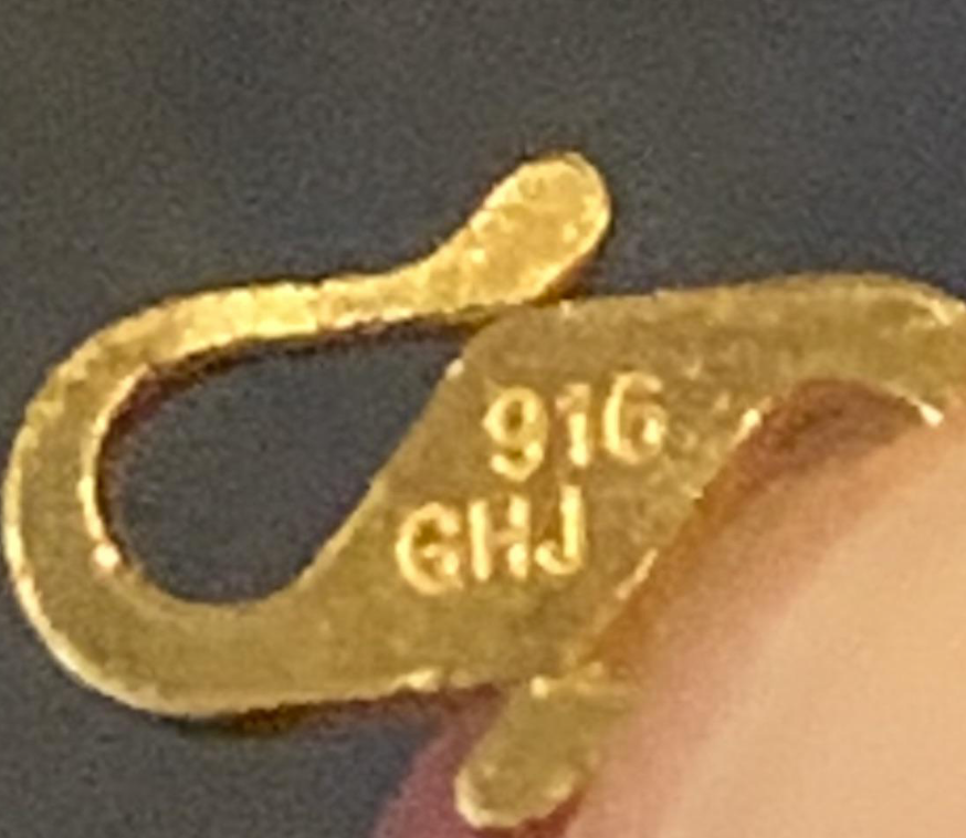 916 GHJ stempel på lås