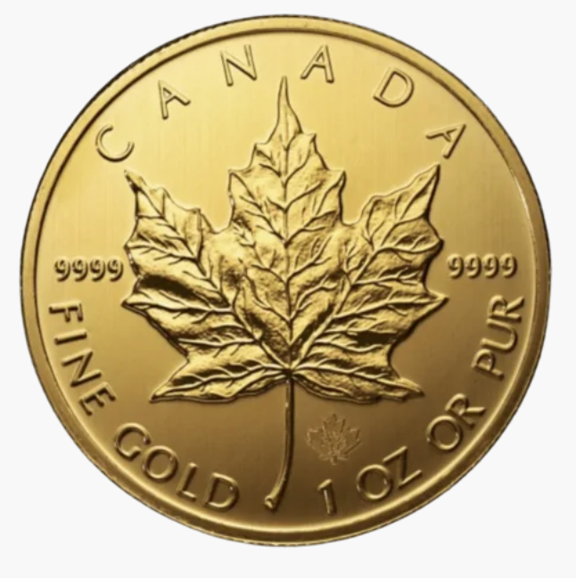 Canadian Maple Leaf 1oz guldmønt 9999