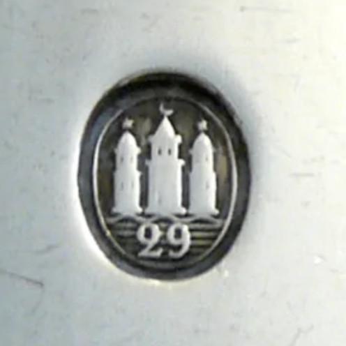 Tretårnet stempel med 29