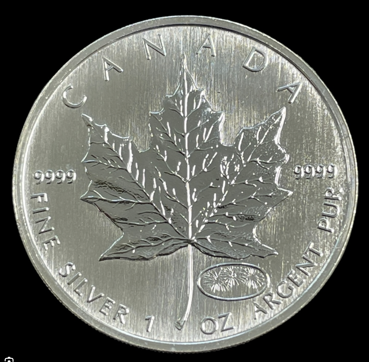 9999 sølvmønt – Canadian Maple Leaf