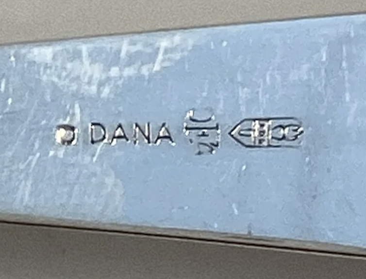 Pletsølv stempel – DANA