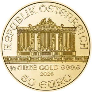 Philharmoniker 1/2 oz 2026 guldmønt