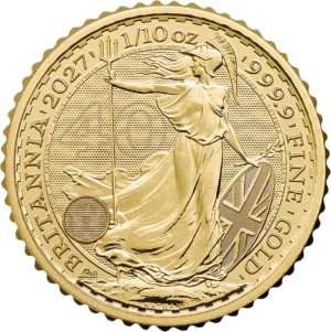 Britannia 1/10 oz 2027 guldmønt