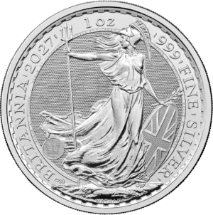 Britannia Charles III 1oz 2027 sølvmønt