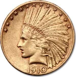 10 Dollar Indian Head Guldmønt