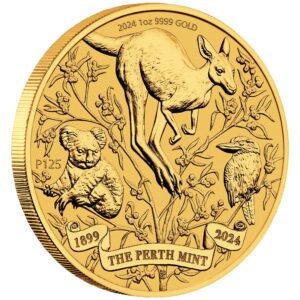 Perth Mint 125 års Jubilæum 2024 1 oz Guldmønt