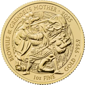 Beowulf & Grendel Myter og Legender 1 oz Guldmønt