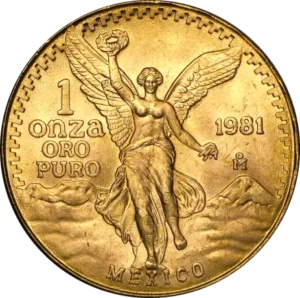 Mexikansk Libertad 1 oz blandet årgange Guldmønt
