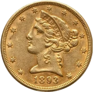 5 Dollar Cornet Head Guldmønt