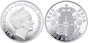 1 oz finsølv, diverse (mønter)