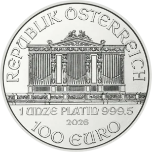 Philharmoniker 1 oz 2026 platinmønt