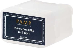 PAMP Fortuna 20 x 1 oz sølvbarre