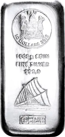 1kg coinbarre - forskellige mærker (LMBA-godkendte)