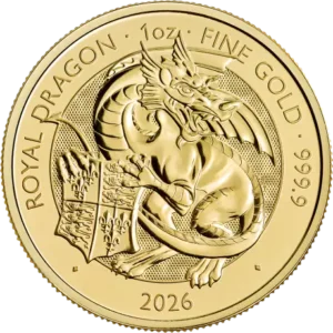 Tudor Beasts Royal Dragon 1 oz Guldmønt 2026