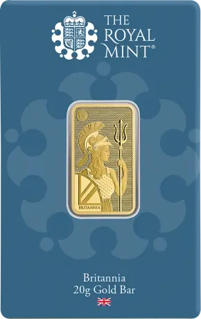 20g Britannia guldbarre - Royal Mint
