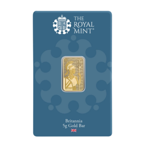 5g Britannia guldbarre - Royal Mint