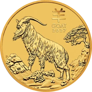 Lunar III Goat 1/4 oz Guldmønt | 2027